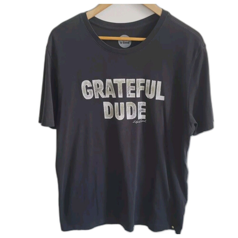 Life is Good Womens Smooth Tee Size M Crew Neck Graphic short sleeve T shirt
